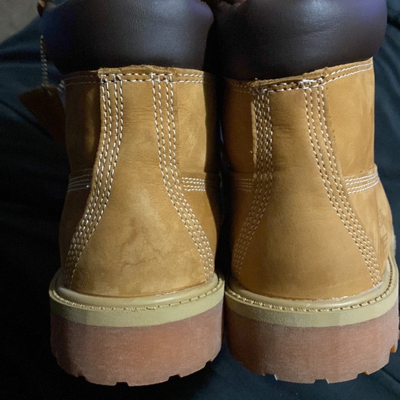 Timberland 6" Premium Waterproof Boots - Boys Youth - Size 6.5 M - LIKE NEW - Picture 6 of 8